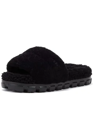 UGG Damskie kapcie Cozetta Curly, Czarny, 36 EU