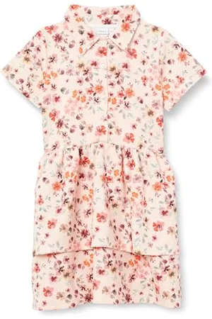 NAME IT Dziewczęca sukienka Nkfsiya Ss Dress, , 134 cm