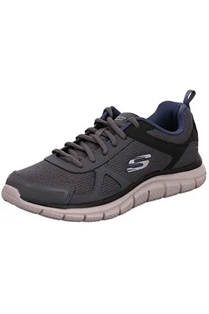 Skechers Męskie trampki Track Scloric Low-Top, Szary granatowy, 42 EU