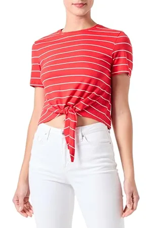 ONLY ONLMAY Life S/S Short Knot Top Box JRS, , XS