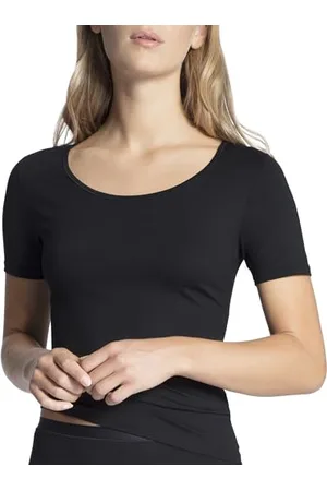 Calida Natural Comfort T-shirt damski z okrągłym dekoltem, , 40-42