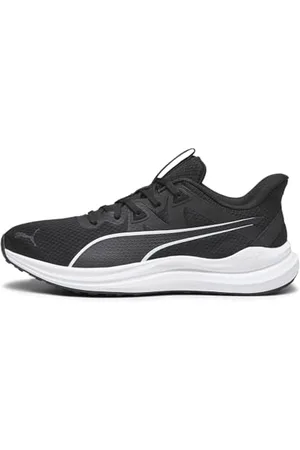 PUMA Unisex Reflect Lite buty do biegania szosowego, Black Black White, 37 EU