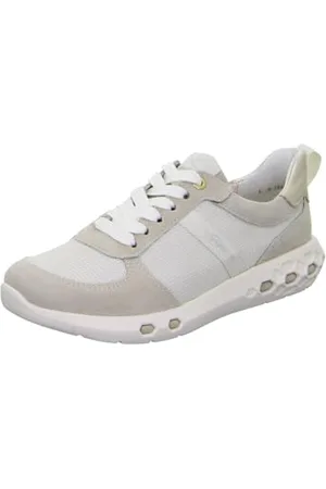 ARA Damskie buty typu sneakers, Shell Cream Platinum, 37.5 EU Weit