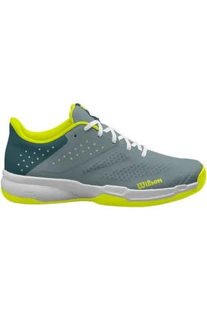 Wilson Męskie buty tenisowe KAOS Stroke 2.0, Stormy Sea/Deep Teal/Safety Yellow, 40 UK, , 12 UK