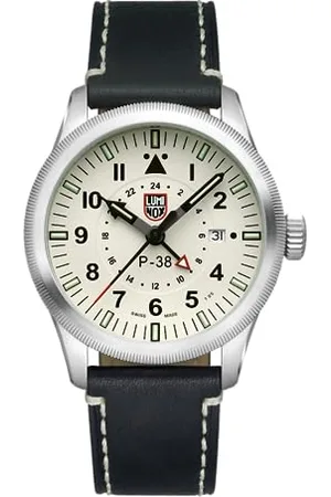 Luminox Męski analogowy szwajcarski mechanizm kwarcowy zegarek ze skórzaną bransoletką XA.9527, , Pasek