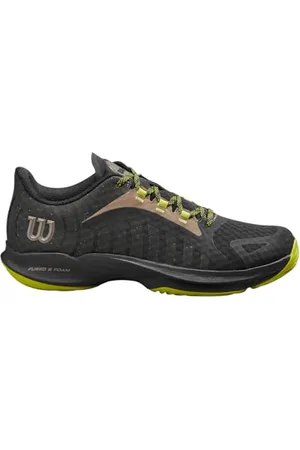 Wilson Męskie buty tenisowe Hurakn Pro, czarny/limonkowy/sokół, 43 EU, , 44 EU