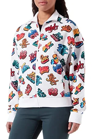Moschino Kurtka damska, graffiti BEIGE, 46 (DE)