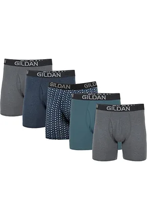 Gildan Męskie bokserki ze stretchem bawełnianym, opakowanie zbiorcze (4 sztuki), , XL