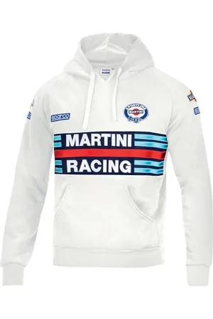 Sparco 01279MRBI2M, Martini Racing Bluza, Biały, Standardowy Unisex Dorosły, , 42/50 EU