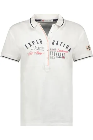 Geographical Norway Kerria Lady koszulka polo damska klasyczna - bawełniane koszulki polo z krótkim rękawem z dekoltem z guzikami - Casual Shirt Topy Regular Classic - Wiosna Lato ( S), , S