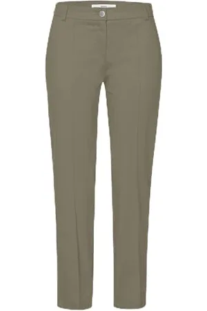 Brax Damskie spodnie Style Maron S TECH Cotton Chinosy, Soft Khaki, 40, , 31W / 32L