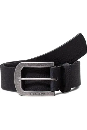 Calvin Klein Jeans Męski klasyczny pasek z klamrą LTHR BELT35MM Stały pasek, , 100, , 100