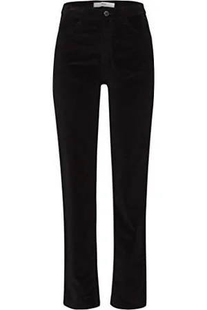 Brax Damskie spodnie carola aksamitne Five Pocket Feminine Fit spodnie sportowe, , 34 PL