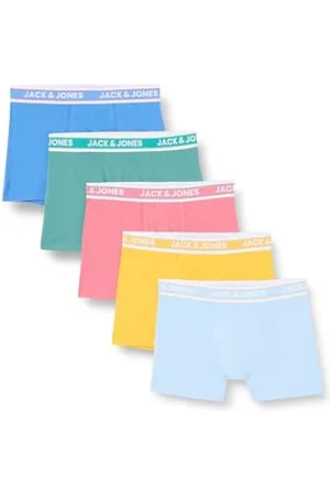 JACK & JONES JACCONNOR SOLID Trunks zestaw 5 sztuk, , XL