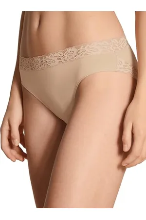 Calida Damskie majtki Natural Comfort Lace Slip, kolor różowy, normalny