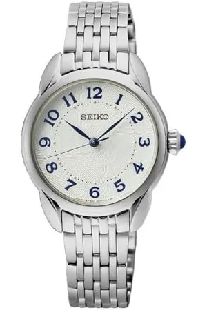 Seiko Damski analogowy zegarek kwarcowy z paskiem ze stali nierdzewnej SUR561P1, , bransoletka