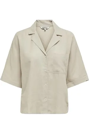 ONLY Onltokyo S/S Linen Blend Shirt PNT Noos bluzka damska, , M