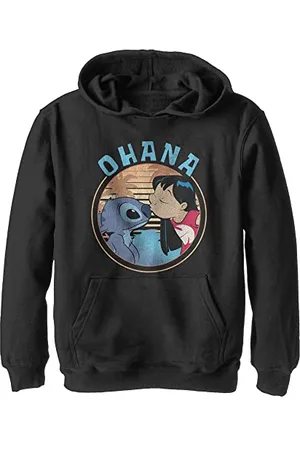 Disney Lilo And Stitch Ohana bluza z kapturem dla chłopców, , XL