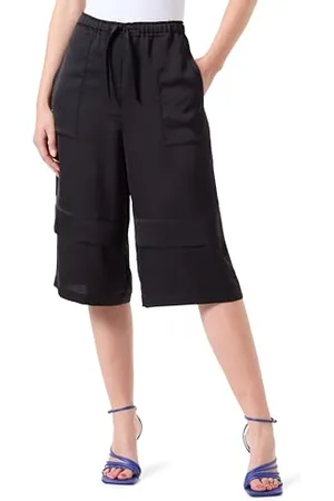 Pinko BREMUSA Bermuda Satin Mat z Georgette, , S
