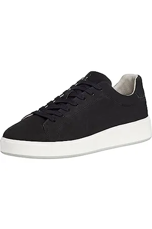 Marco Tozzi Męskie 2-2-13601-20 skórzane trampki, granatowe nubuck, 42 EU, , 42 EU