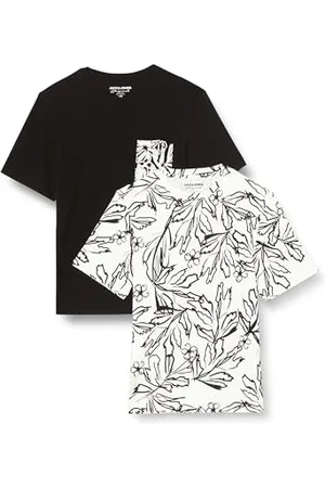 JACK & JONES Jorlafayette Mix Tee SS Crew Neck 2Pk Mp, , XXL