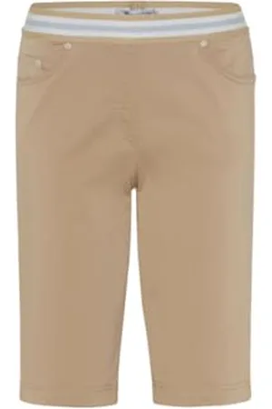 Brax By Brax Damska koszulka Pamina Bermudy z dżerseju, super lekka bawełna, slim bermudy, , 29W / 32L