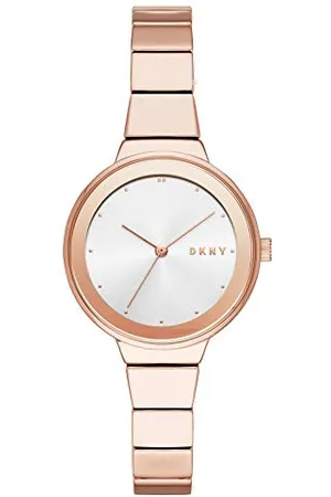 DKNY Astoria damski zegarek z trzema wskazówkami ze stopu z obudową 32mm, różowe złoto, Różowe złoto