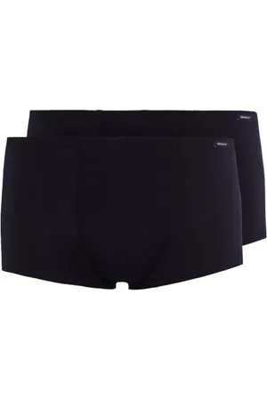 Skiny Męskie spodenki retro Hr. Pant DP dwupak, czarne (Black 7665), XL