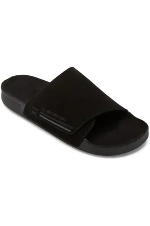 Quiksilver Męskie sandały Rivi Suede RF, czarne 1, 39 EU, , 39 eu