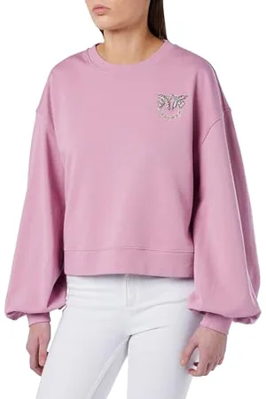 Pinko CERESOLE Bluza Logo Birds Haft + Szpilki, , L