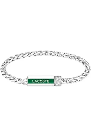 Lacoste Bransoletka z łańcuszkiem, biżuteria męska, kolekcja Spelt, stal nierdzewna-2040337