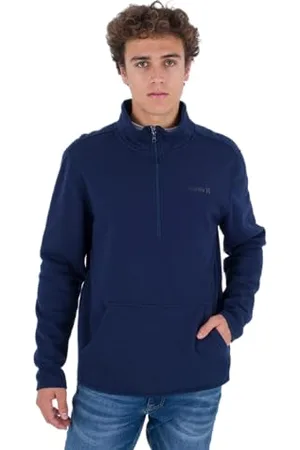 Hurley Męska bluza polarowa O&o Track, obsydianowa, M, , M