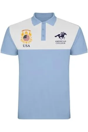 American College Polo z krótkim rękawem Mężczyźni Kobiety Mieszane, , S