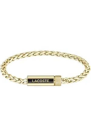 Lacoste Bransoletka z łańcuszkiem, biżuteria męska, kolekcja Spelt, żółte złoto-2040338