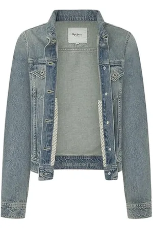 Pepe Jeans Damska kurtka Slim PL402430, niebieska (Denim-MS2), XL, , XL