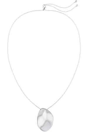 Calvin Klein Wisiorek z łańcuszkiem, biżuteria damska, kolekcja CK Reflect, stal nierdzewna-35000618