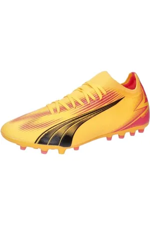 PUMA Ultra Match MG męskie buty piłkarskie, Sun Stream Black Sunset Glow, 42 EU