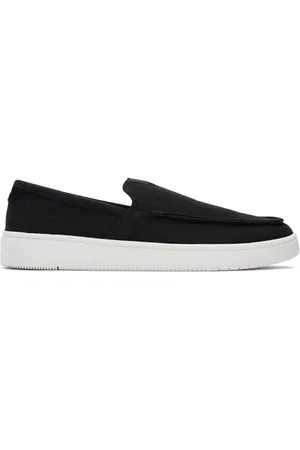 TOMS Męskie mokasyny TRVL LITE, czarne bawełniane z recyklingu, tkane, 39,5 EU, , 40 EU