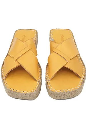 Bonateks Damskie sandały DerbTRLK100128 Wedge, pomarańczowe, 38 EU, , 38 EU