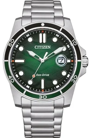 Citizen Męski analogowy zegarek kwarcowy z bransoletką ze stali szlachetnej AW1811-82X, , bransoletka