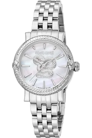 Roberto Cavalli Damski analogowy zegarek kwarcowy z paskiem ze stali nierdzewnej RV1L231M0011, , moda