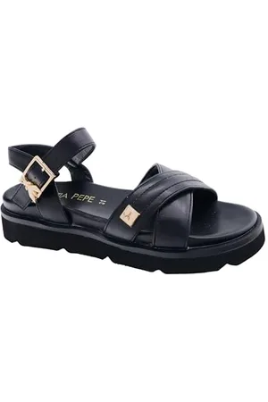 Patrizia Pepe PJ296.31_36 sandały, czarne, EU wąskie, , 36 EU Schmal
