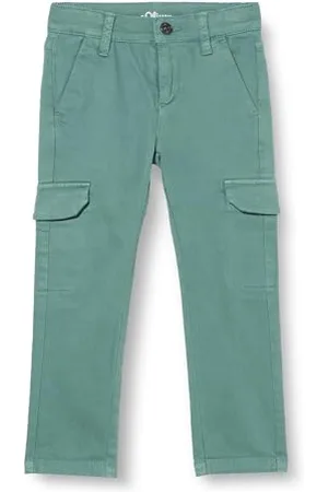 QS by s.Oliver Junior chłopięce spodnie cargo, Pete Straight Leg Blue 104, , 104