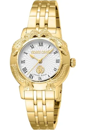 Roberto Cavalli Damski analogowy zegarek kwarcowy z paskiem ze stali nierdzewnej RV1L227M0051, , moda