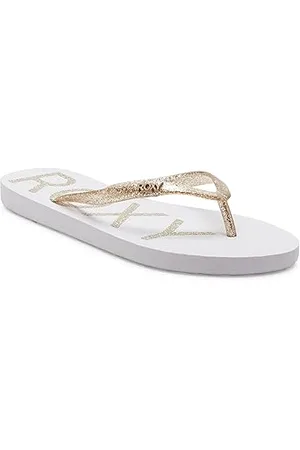 Roxy Damskie sandały Viva Sparkle, białe/szampańskie, 38 EU, , 38 EU