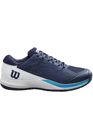 Wilson Mężczyźni Rush Pro Ace Sneaker, Granatowa Blazer Biały Niebieski Atoll, 46.5 EU
