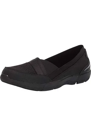 Skechers Laux-Daylights damskie Mary Janes, Czarna czarna siatka Durabuck Trim Bbk, 37.5 EU