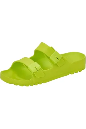 Scholl Kobiety Bahia Klapki, Zielony, 39 EU