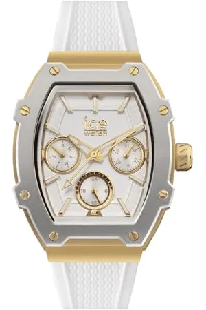 Ice-Watch ICE boliday White gold - Damski zegarek z silikonowym paskiem - 022871 (Mały)
