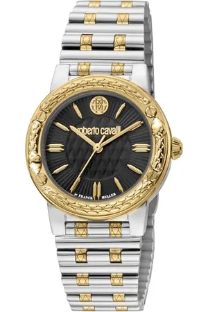 Roberto Cavalli Damski analogowy zegarek kwarcowy z paskiem ze stali nierdzewnej RV1L188M0091, , moda